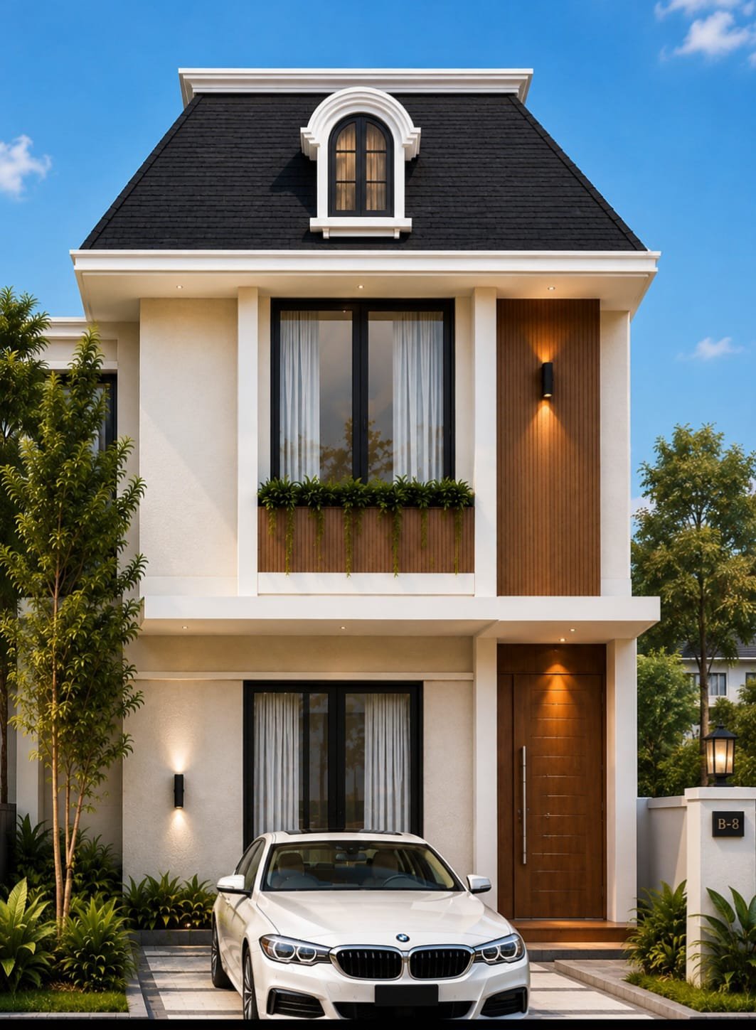 Fasad Tipe 2 Royale Serpong Residence