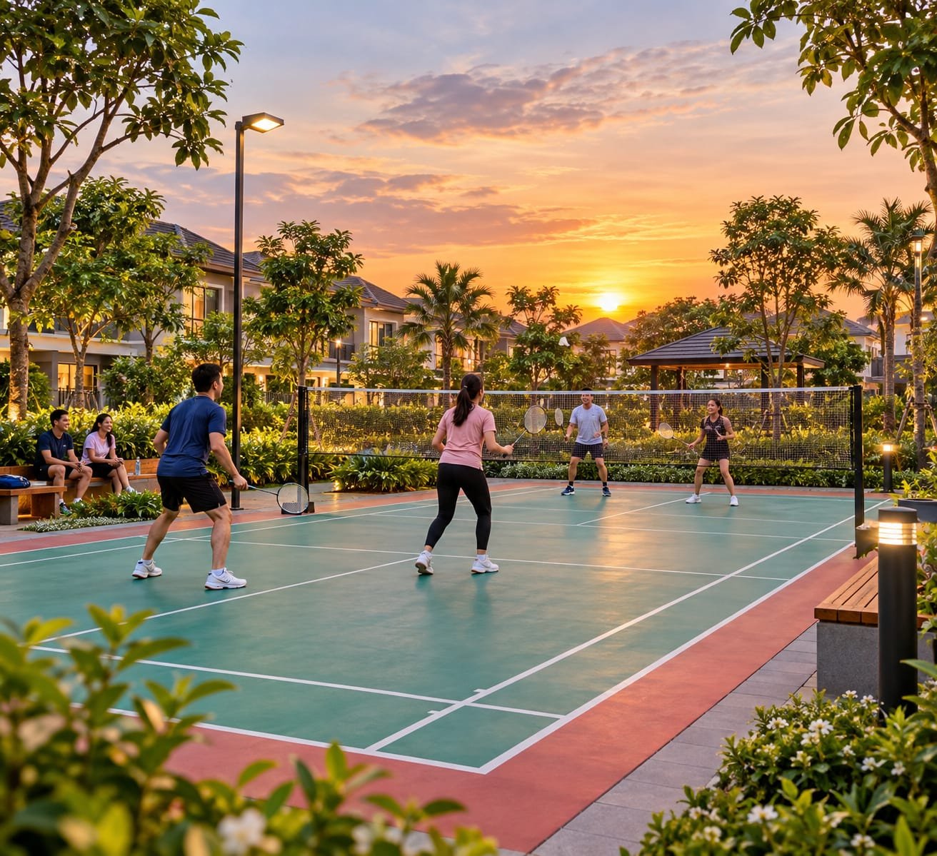 Lapangan Badminton Royale Serpong Residence