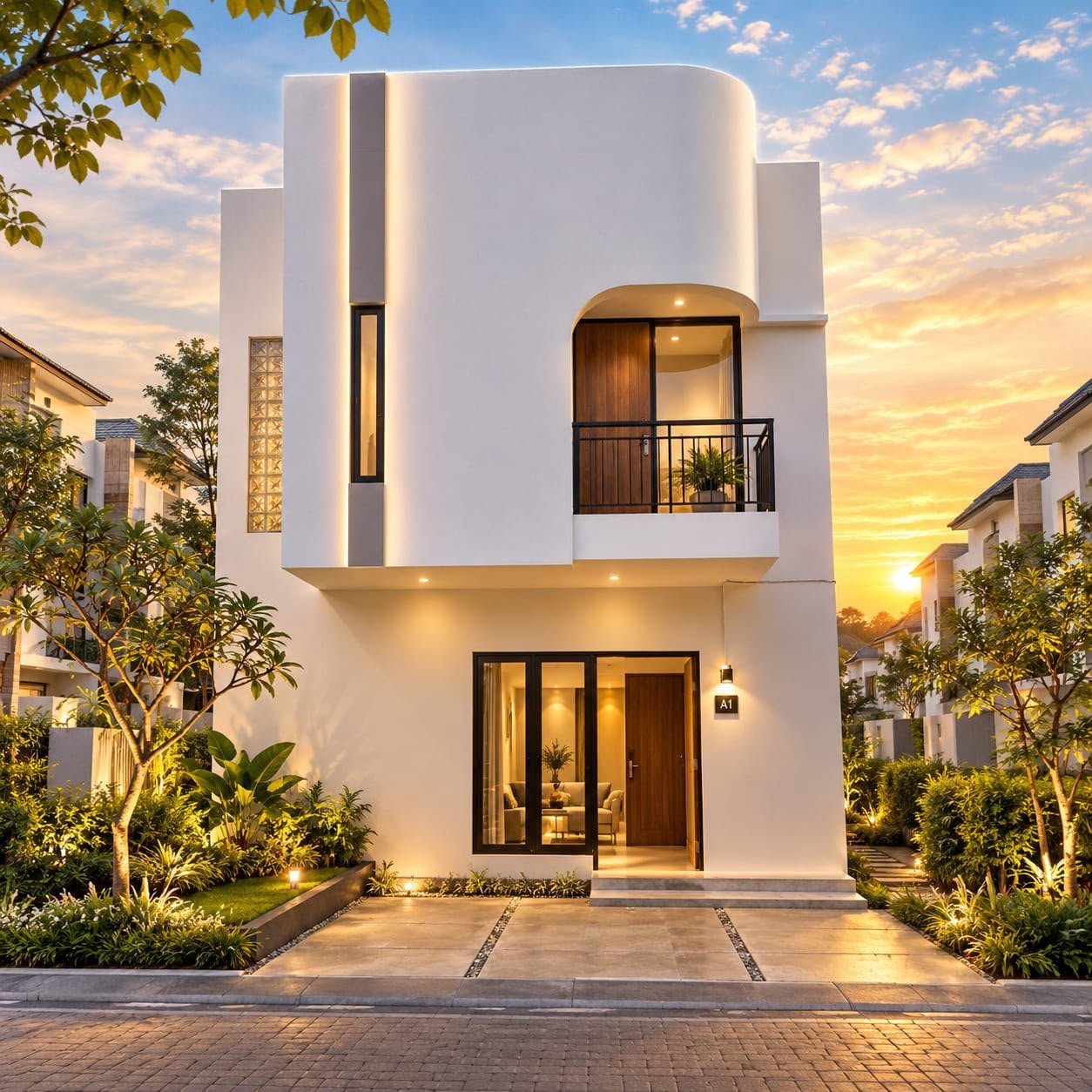 Fasad Tipe 1 Royale Serpong Residence